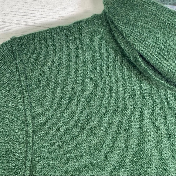 Vintage 90s GAP Womens Roll Neck Tunic Sweater Women’s Medium Dark Green - Picture 2 of 6